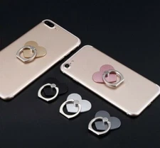LiliDreamStore 360 Rotating Cell Phone Finger Ring Stand Holder -  Hearts Simple