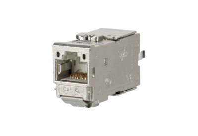 BTR Metz E-DAT Modul 130B11-E-I Cat6a RJ45 8(8) Buchse 26-22AWG 10Gbit 180° Jack