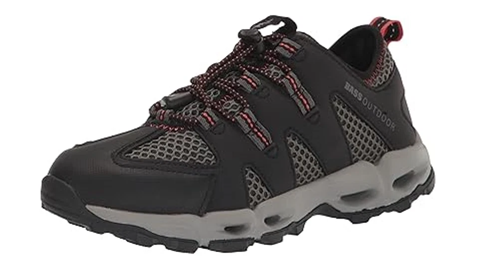 Zapatos de senderismo BASS OUTDOOR para mujer de malla acuática zapatillas de senderismo, gárgola, 8 Foto 2 de 4