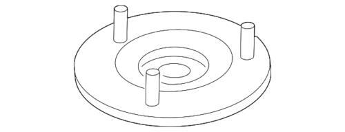 Montaje de puntal para Nissan (N/P 56115-EA001)