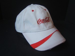 white coca cola hat