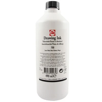 Talens Black Drawing Ink 700 - Artist Ink (490ml)