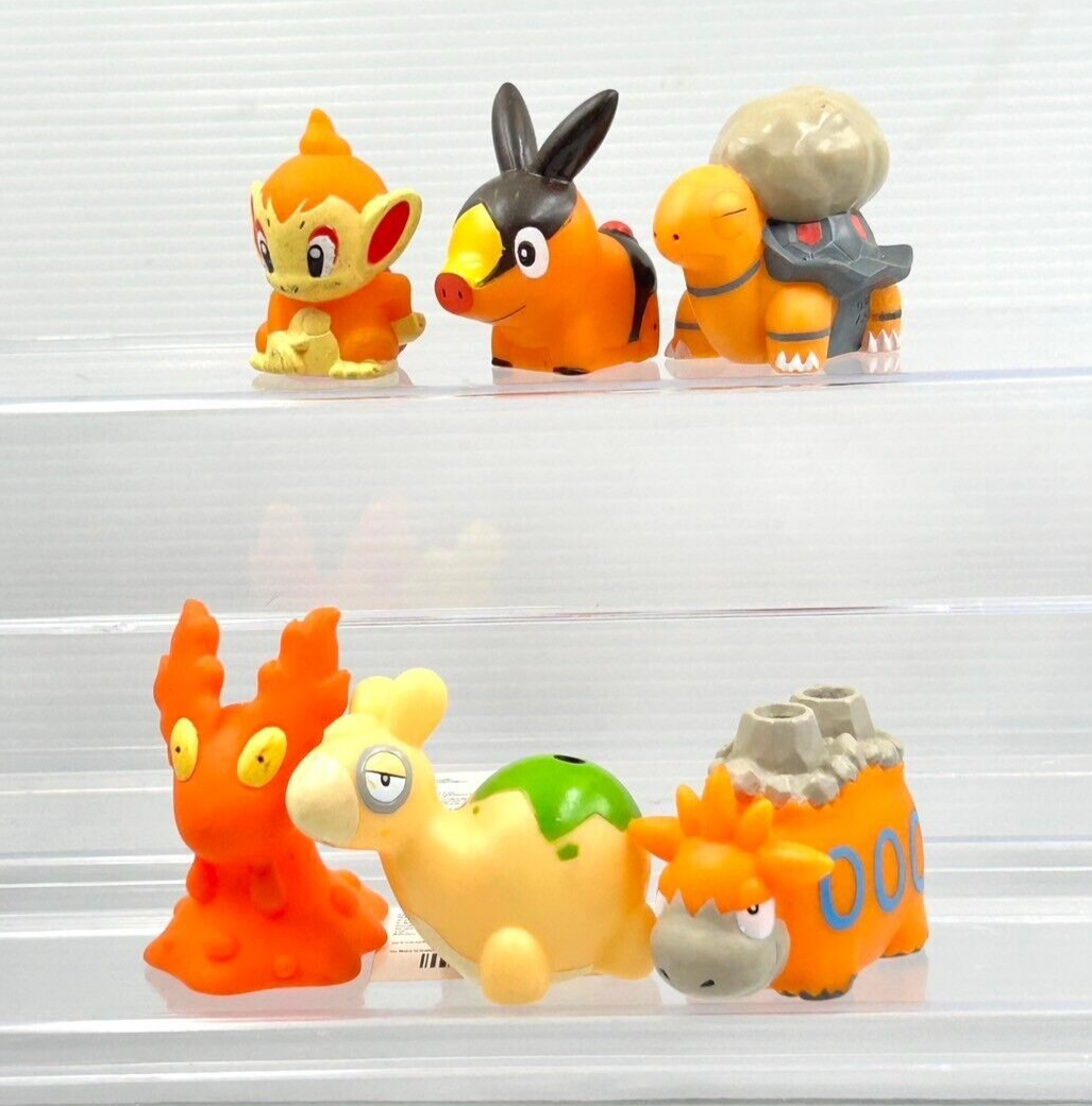 Japan BANDAI Pokemon Chimchar Torkoal Camerupt Finger Puppet
