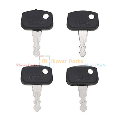 4PCS Ignition Keys for Kubota B26 BX25 BX1860 BX2370 BX2670