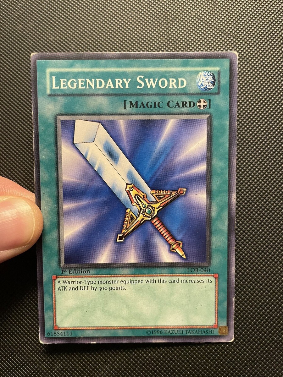 YuGiOh Legendary Sword - LOB-040 - Common - 1st Edition Asian