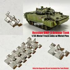 1/35 BMP-3 Armour Tank Lead-tin Alloy Track Links w/Pins for Trumpeter 00365