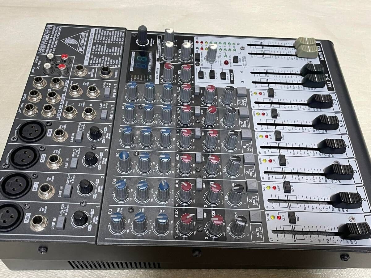 BEHRINGER XENYX 1204FX 12 Input ANALOG MIXER 2/2 Bus 24 BIT BEHRINGER XENYX 1204FX 12 Input ANALOG MIXER 2/2 Bus 24 BIT