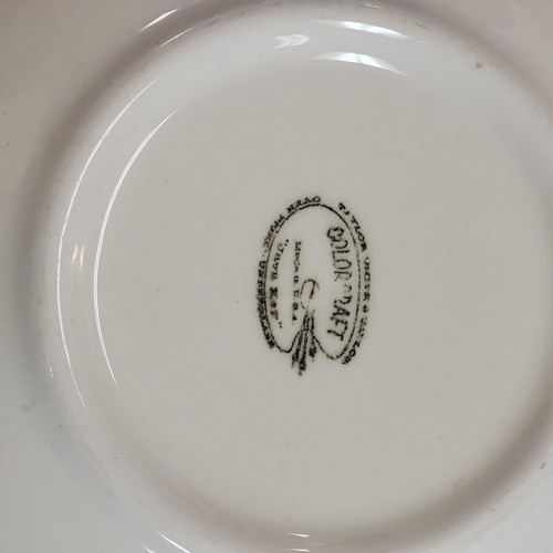 Vintage Colorcraft Taylor Smith Taylor Serving Bowl Java Key Blue, Multicolor - Picture 7 of 11