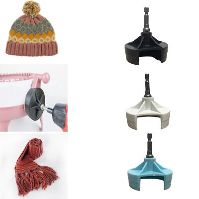 Strickmaschinenadapter mit Sechskantbohrer Stahlbohrer für Stricker Anfänger