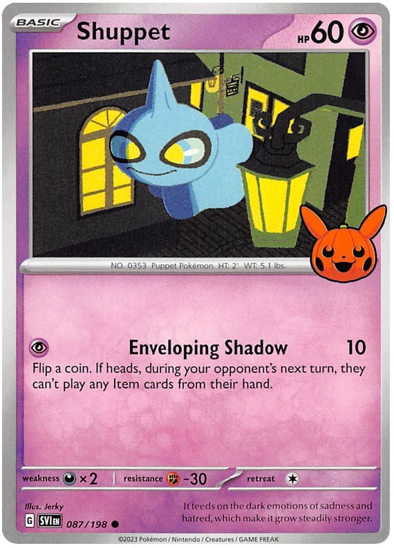 Shuppet 087/198 Trick or Trade Booster Bundle 2023 - 1 of 1