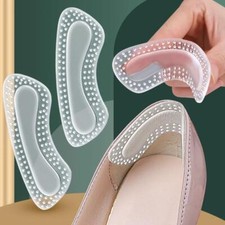 1 Pair Gel Heel Protectors Silicone Cushions for High Heels Non-Slip Pads