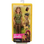 Barbie National Geographic Photojournalist Doll with Lion Cub NEW