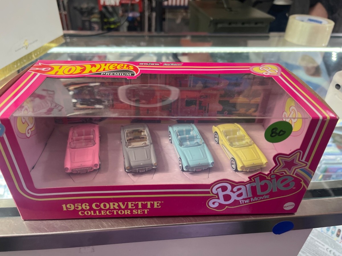 BARBIE The Movie - Hot Wheels Premium 4 PACK - 1956 CORVETTE