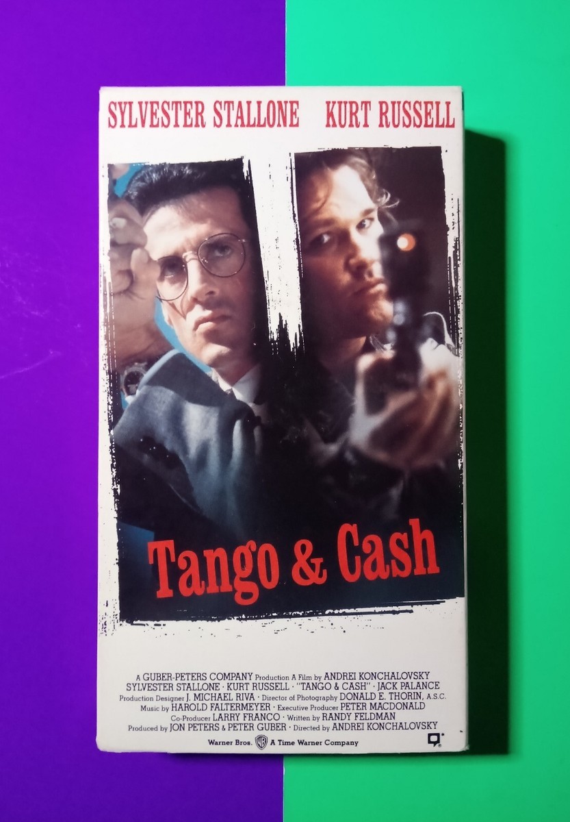 Tango Cash VHS, Sylvester Stallone, Kurt Russell 85391195139|