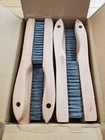 Premier Paint Roller Stainless Steel Wire Brush Shoe Handle 4x16 Rows Lot of 12