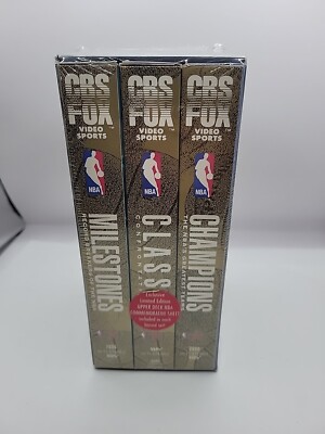 NBA Commemorative Video Collection (VHS, 1992, 3-Tape Set) for