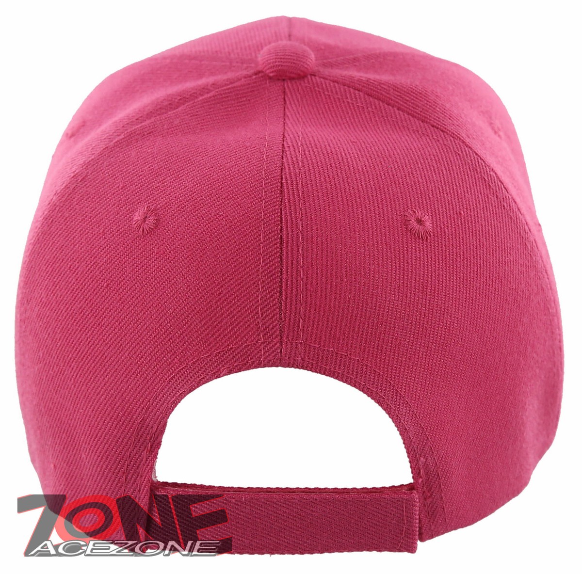 NEW! PLAIN SOLID ADJUSTABLE BASEBALL CAP HAT HOT PINK | eBay display picture 1