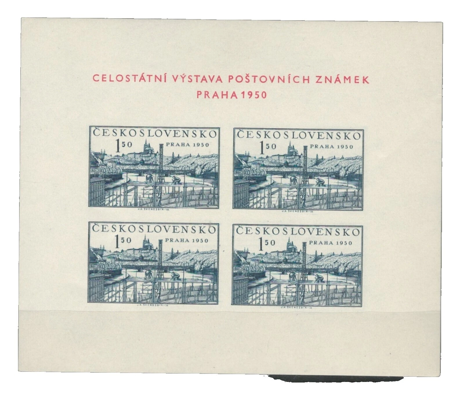 Arquitectura de primer día de emisión sellos Checa e checoslovaca