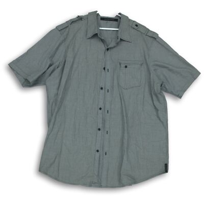 Sean John Mens Black And White Shirt Size XXXL