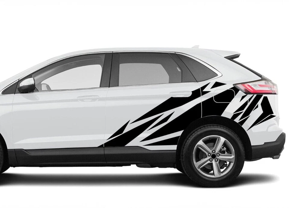 Calcomanía Adhesiva Patrón Geométrico Diseño Gráfico para Ford Edge Kuga 2015 - Presente Foto 2 de 4