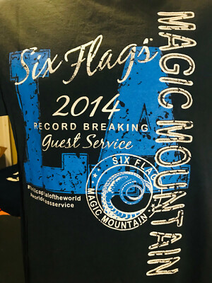 MAGIC MOUNTAIN 2014 T SHIRT MEDIUM