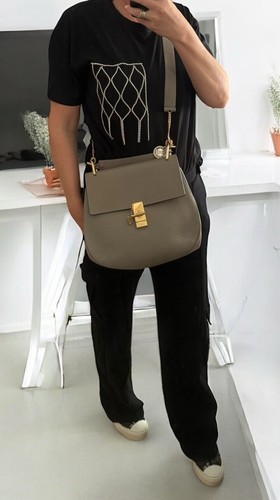 Chloe Drew Leder Taupe Kette - Bild 2 von 22