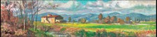 Campagna Toscana Giacomo Vaccaro cm 31 x 8 