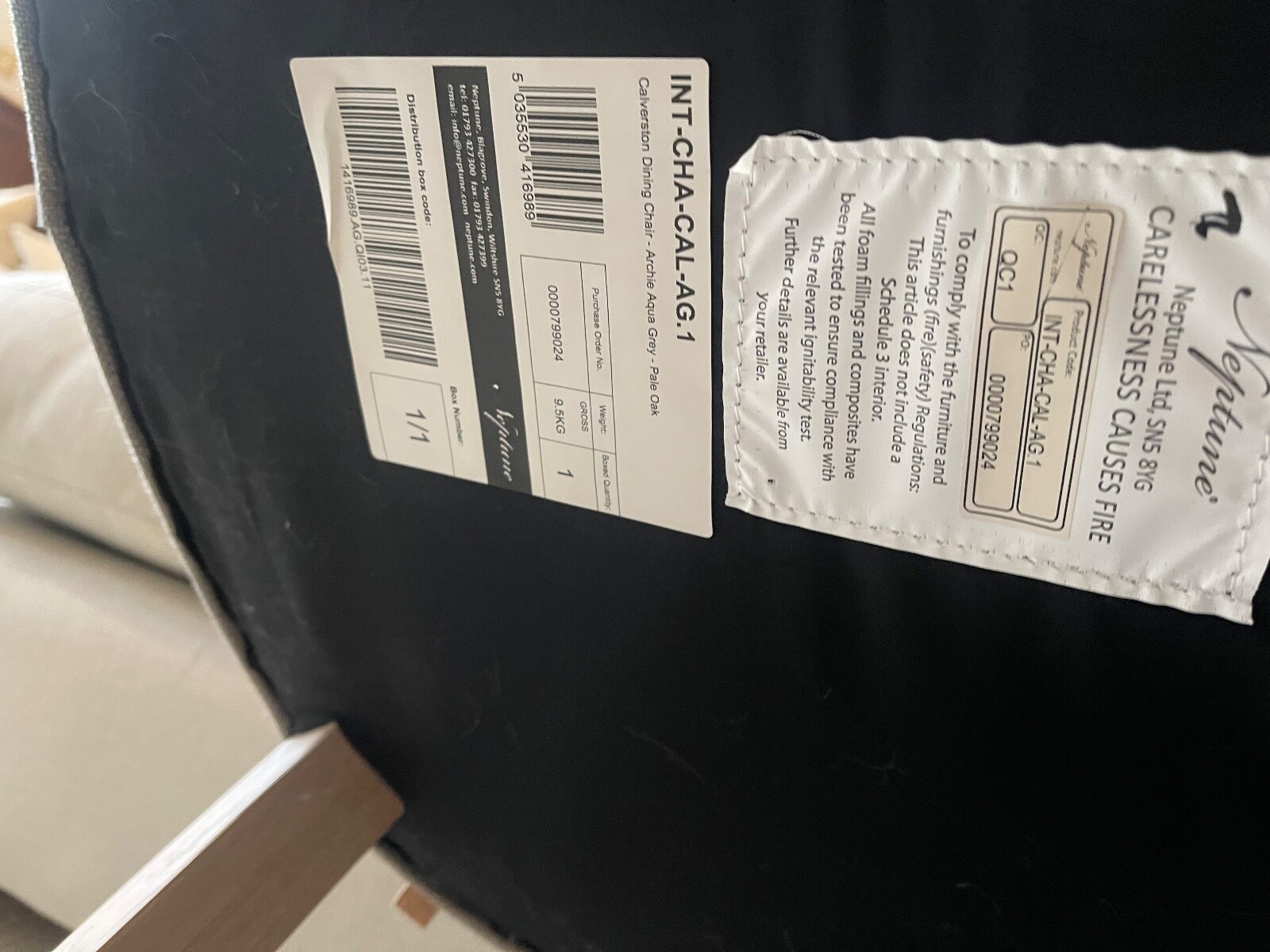 Neptune Sheldrake Round Dining Table with 4 chairs eBay