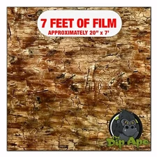 Hydrographic film Aged Distressed Wood hydro dipping 7' x 20" hydro dip