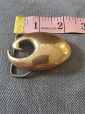 1977 Duncan Laurie Brass Belt Buckle