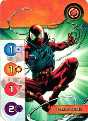 SCARLET SPIDER Marvel Splendor Game Replacement Card Collectible Artwork