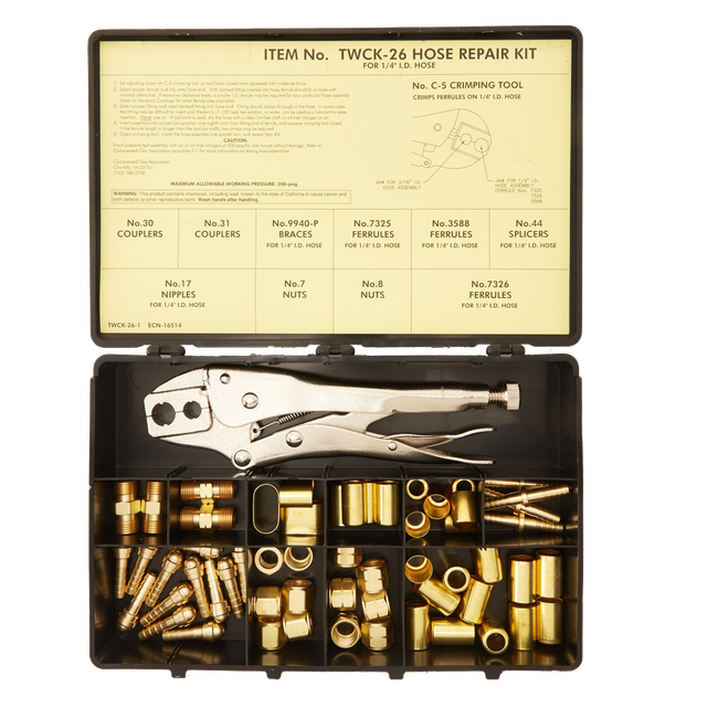 TECHNIWELD USA CK26 HOSE RPR KIT 1/4, B, C5 eBay