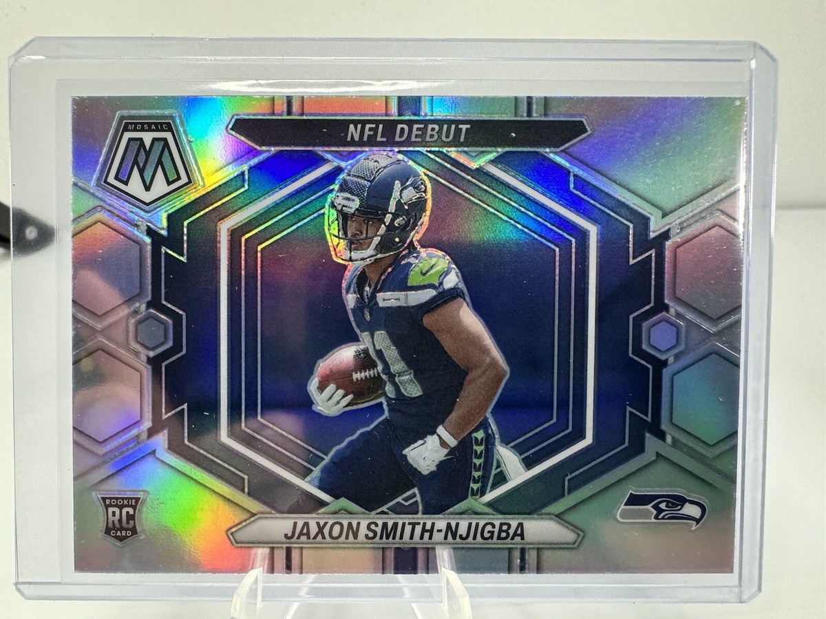 2023 Panini Mosaic Jaxon Smith-Njigba JSN RC NFL Debut Silver