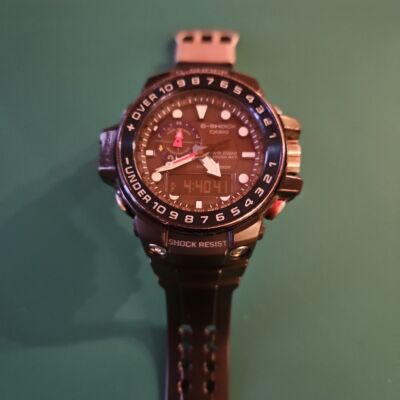 Casio G-Shock Gulfmaster Wbn-1000B Digital-Analog Quartz Men Casio