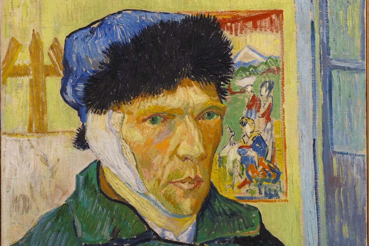 VINCENT VAN GOGH SELF PORTRAIT SELF MUTILATION REFRIGERATOR