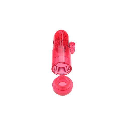 Red Acrylic Plastic Snuff Box Cigarette Tobacco Snuff Storage Bottle 20x49mm - Picture 4 of 5
