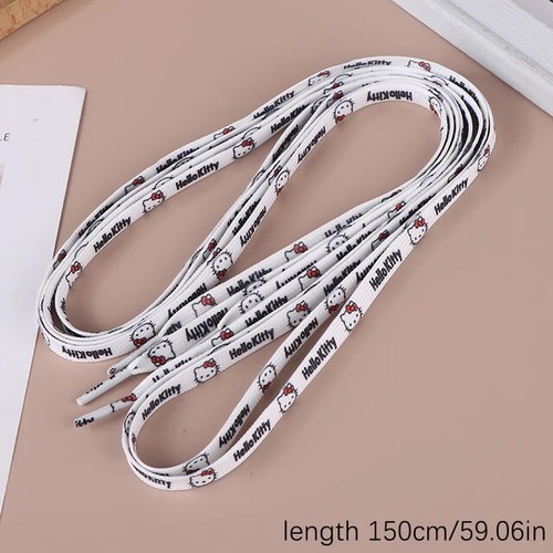 Sanrio Kuromi Hello Kitty Elasticated Shoe Laces 100/150cm For Trainers Boots - Picture 3 of 7