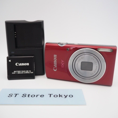 N MINT] Canon IXY 120 PowerShot Elph 135 Digital Camera 16.0MP Red