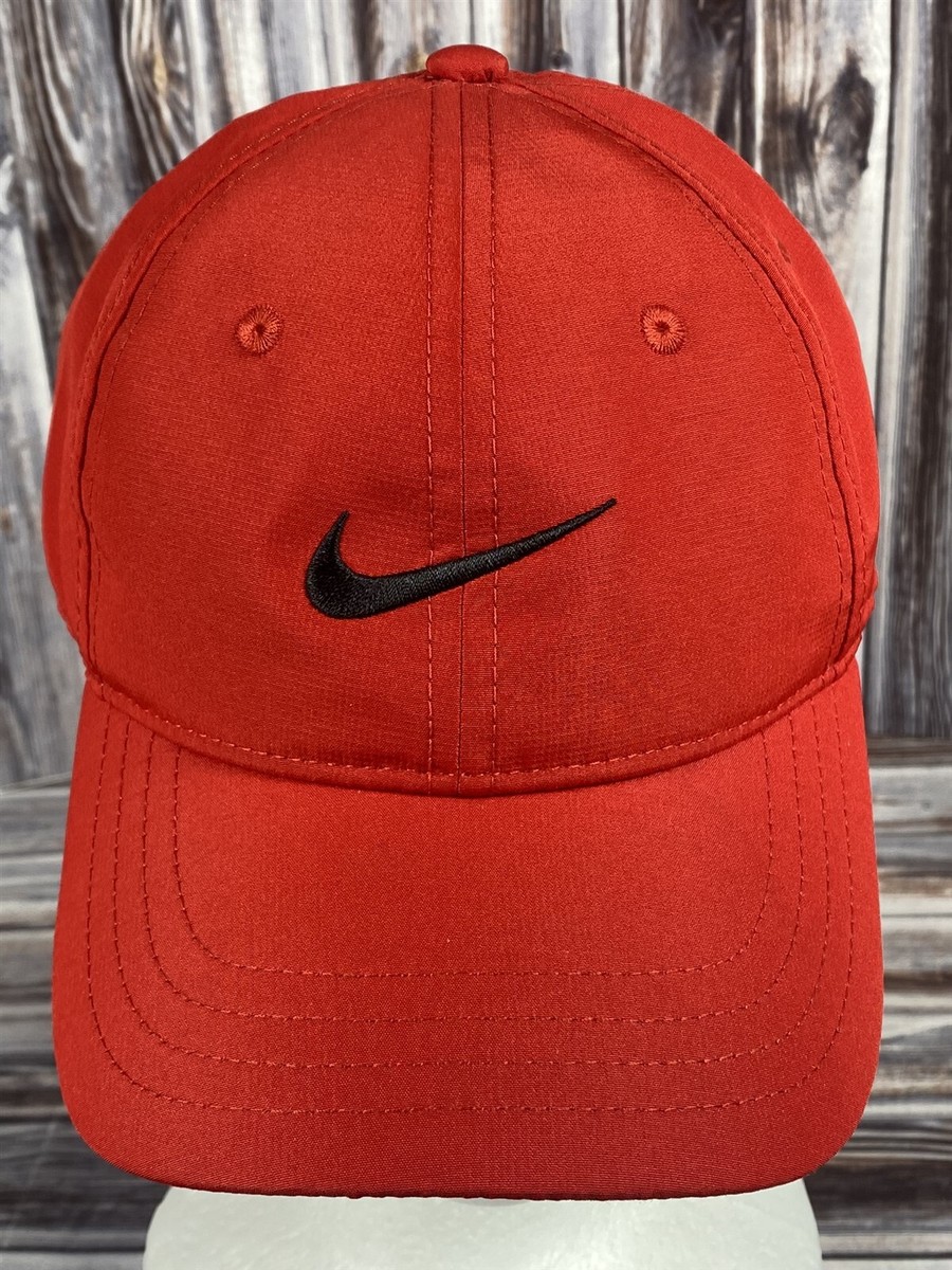 Nike Swoosh Nike Golf Hat Black And Red Nike Cap Nike Youth Dri