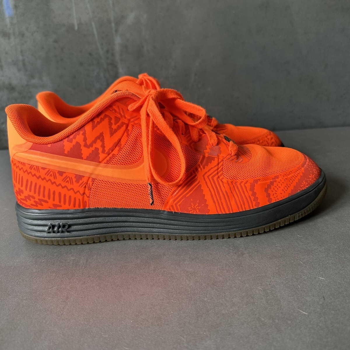 Size 11 Nike Lunar Force Fuse Bhm Orange/Brown