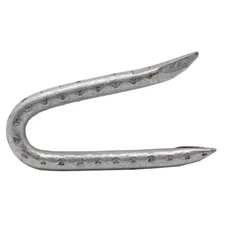 3/4 in. Galvanized Poultry Net Staples Fence Staple Chicken Wire Mesh 413 Count