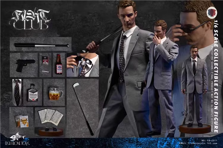 1/6 Fight Club Narrator Tyler Durden Figure Set U.S Fish 1/6 Fight Club Narrator Tyler Durden Figure Set U.S Fish