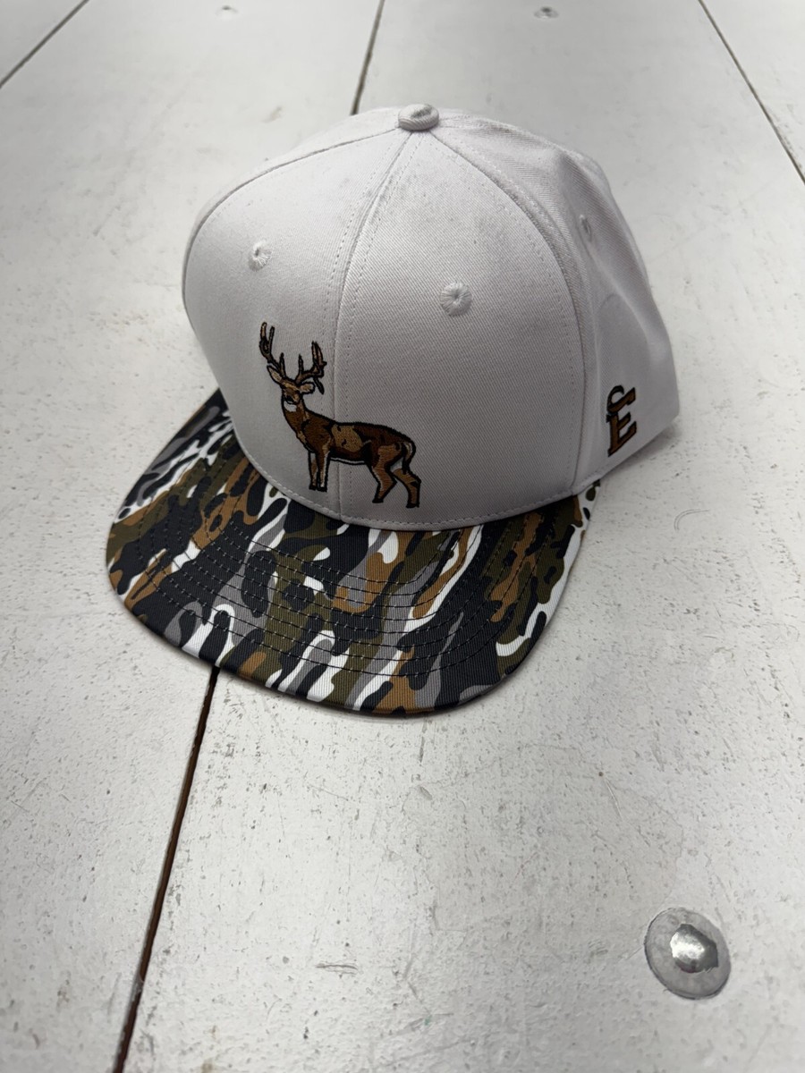 Embry Outdoors White Ranch Camouflage Buck Adjustable Cap Mens One