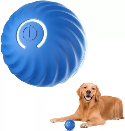 Palla giocattolo elettronica USB Smart Dog interattiva animale domestico automatico palla in movimento regalo - Foto 14 di 20
