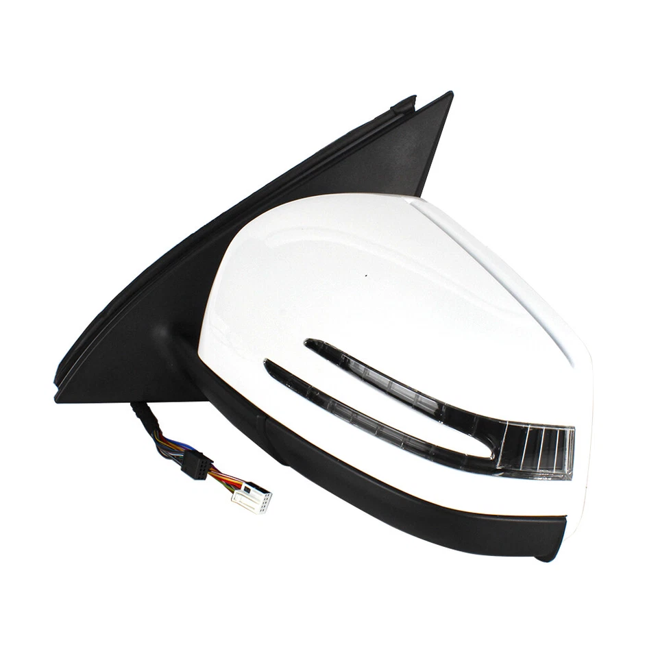 Driver Side Mirror For Mercedes W166 ML350 ML63 AMG White Painted 12Pins Foto 3 de 4