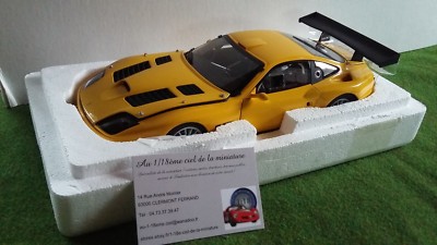 FERRARI 575 GTC 2004 jaune au 1/18 KYOSHO 08391C voiture miniature
