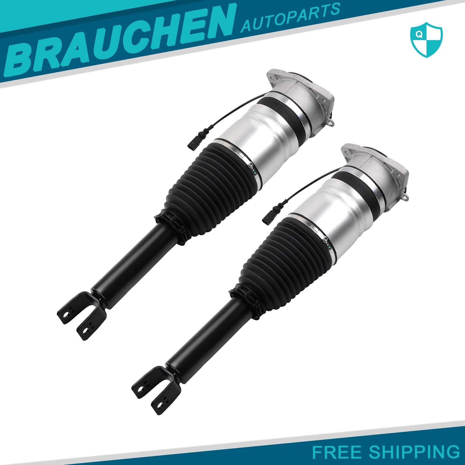 Pair Rear Air Suspension Strut Shocks For Bentley Continental Flying Spur GT GTC