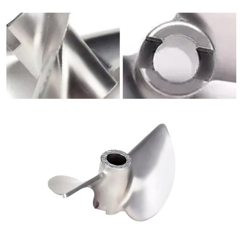 RC Boat 2 blade Metal propeller prop 4mm Diameter P1.4 40mm -Left - Picture 3 of 10