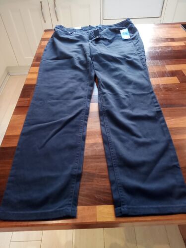 Bandolino Blue Ankle Grazer Soft Jeans Size 14 - 第 1/9 張圖片