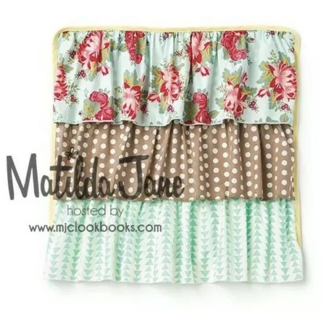 Matilda Jane Siesta Pillow Sham Cover Ruffles Square 18x18 Pillowcase